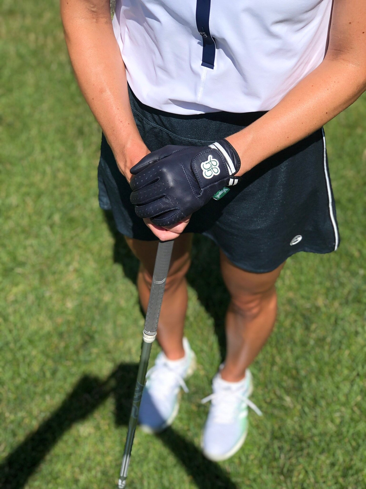 GG X Asher Golf Glove (Navy)