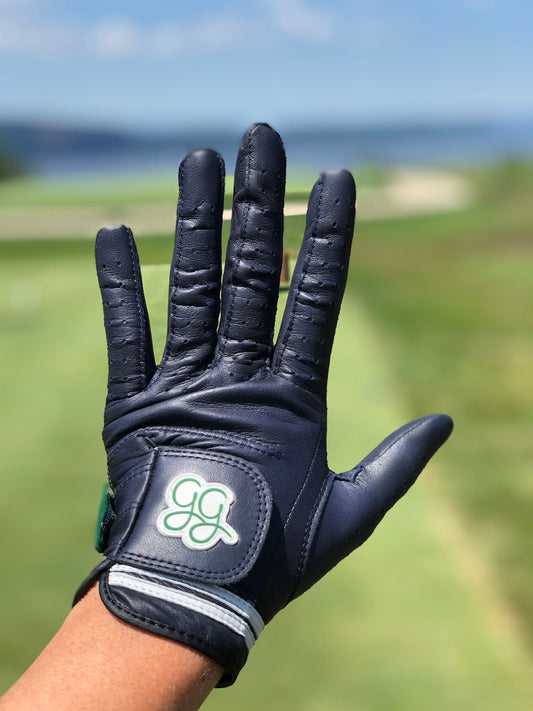 GG X Asher Golf Glove (Navy)